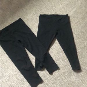Fabletics Black leggings, Capri length